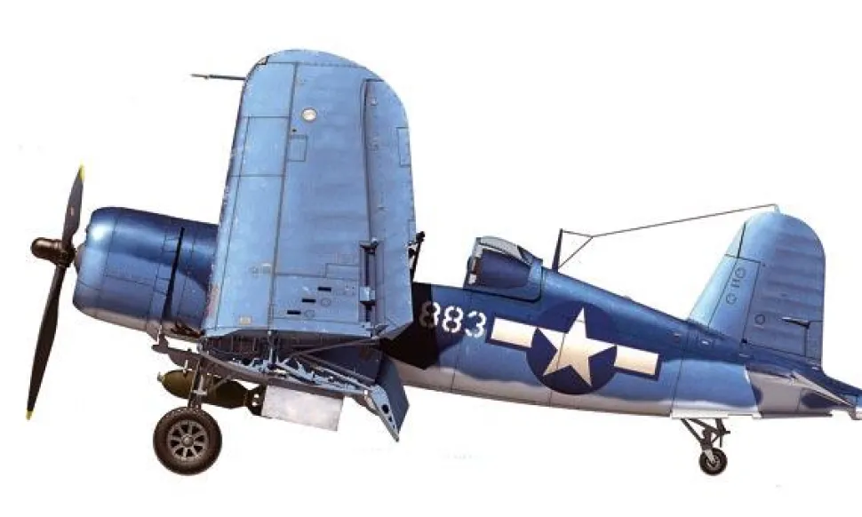 Maquette Avion Militaire : F4U-1A Corsair - Tamiya