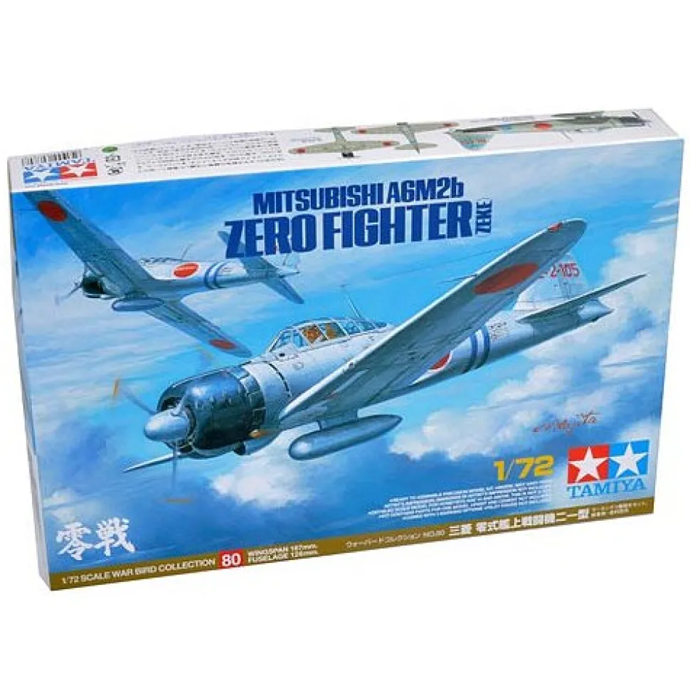Maquette avion : Mitsubishi A6M2b (ZEKE) - Zero Fighter - Tamiya