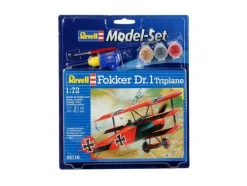 Maquette avion : Model-Set : Fokker DR.1 Triplane - Revell