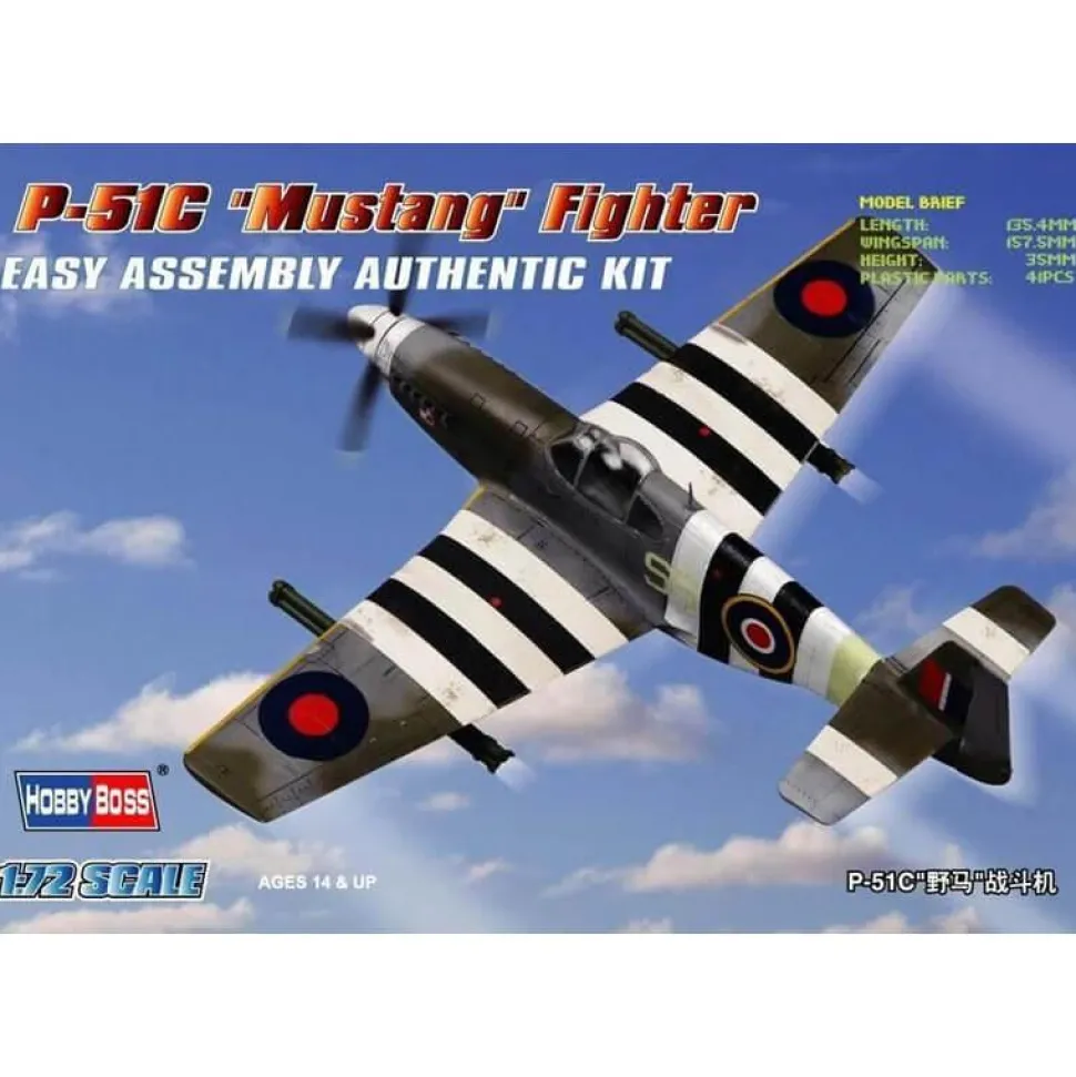 Maquette avion : P-51 C Mustang - Hobby Boss
