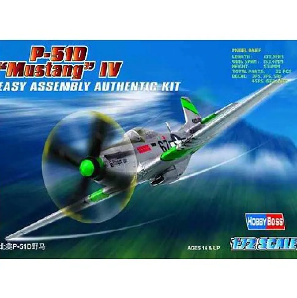 Maquette avion : P-51 D Mustang IV - Hobby Boss