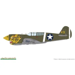Maquette avion :Pacific Star P-40E Warhawk Dual Combo 1/48 - Eduard