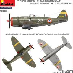 Maquette Avion P-47D-28RE Armée de l’Air française – 1:48 - Mini Art