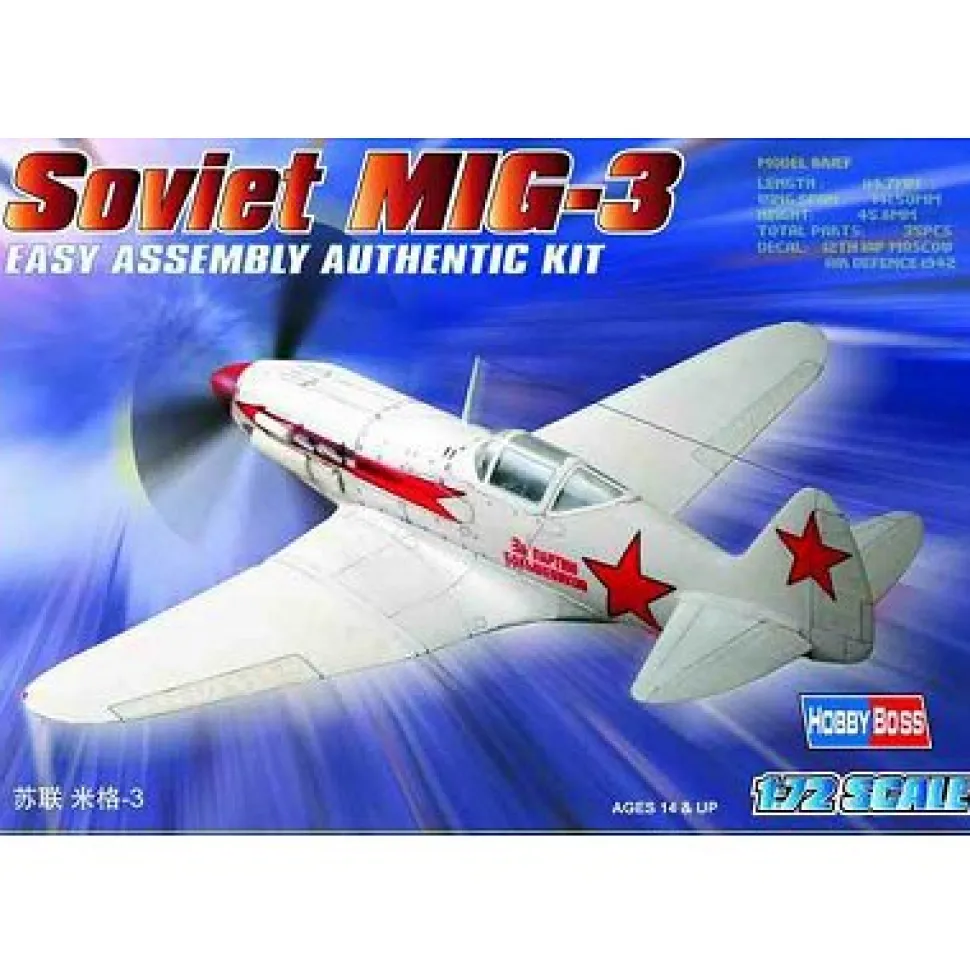 Maquette avion : Soviet MIG-3 - Hobby Boss