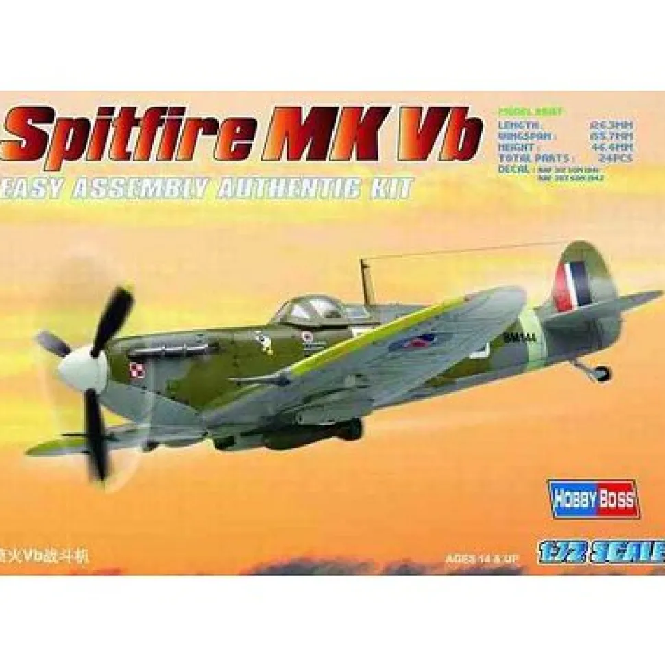 Maquette avion : Spitfire MK VB - Hobby Boss