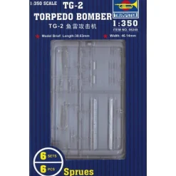 Maquette avions : Set 6 mini avions TG-2 Torpedo Bomber - Trumpeter