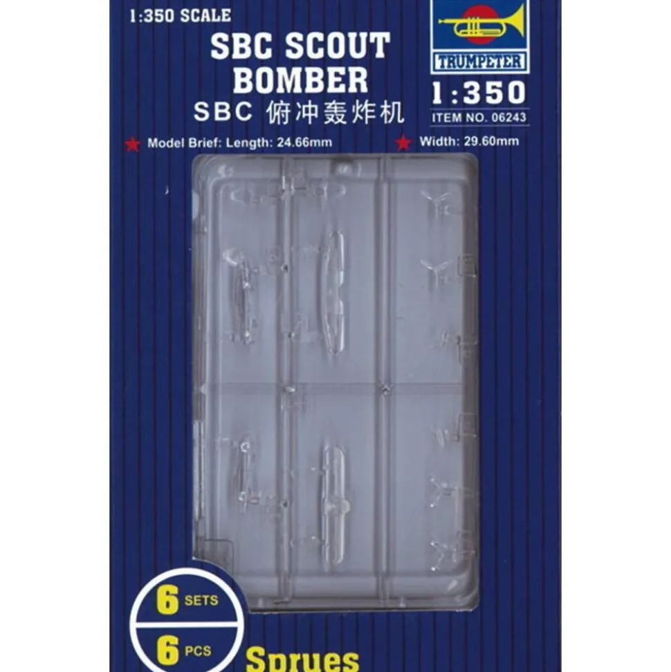 Maquette avions : Set mini avions SBC Scout Bomber - Trumpeter