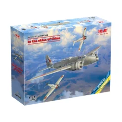 Maquette avions militaires : Dans le ciel de Chine (Ki-21-Ia, et 2 Кі-27а) - ICM