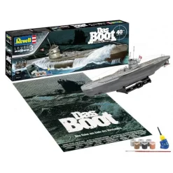 Maquette bateau : Coffret cadeau 40ème anniversaire Das Boot - Revell