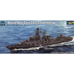 Maquette bateau : Croiseur de classe Slava de la Marine russe Varyag - Trumpeter