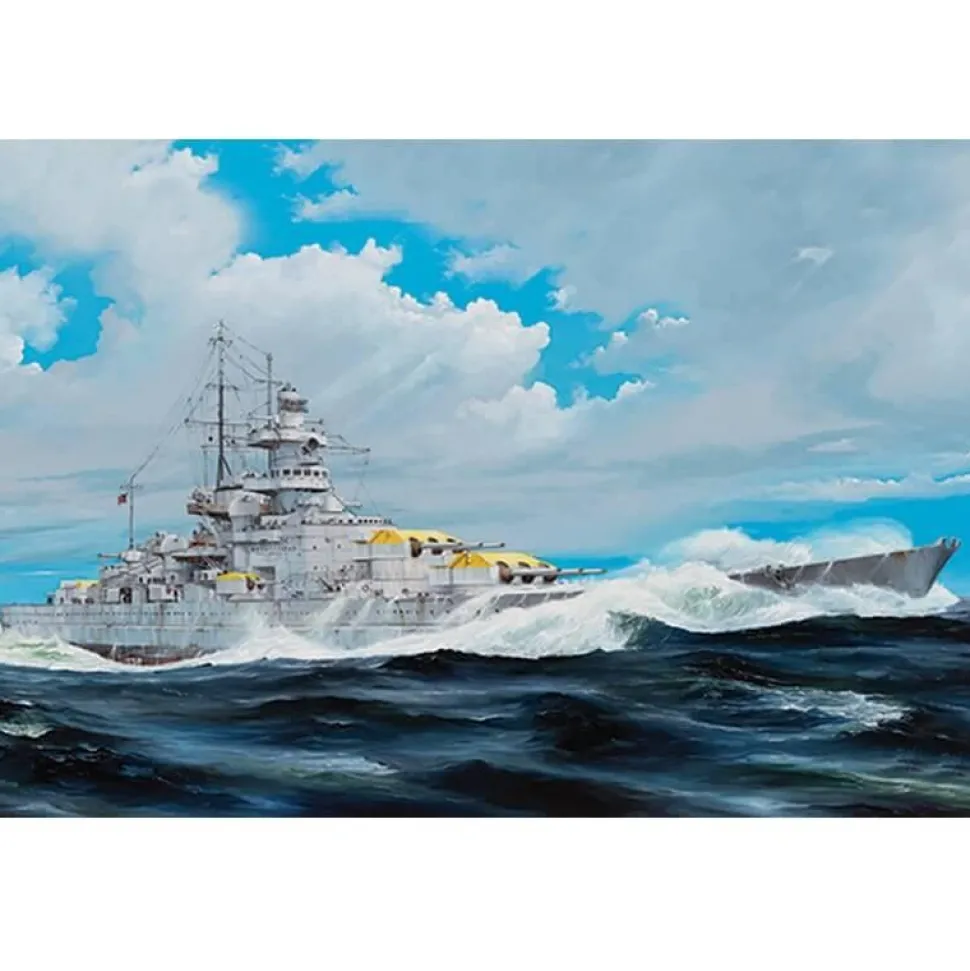 Maquette Bateau : Cuirassé allemand Gneisenau - Trumpeter