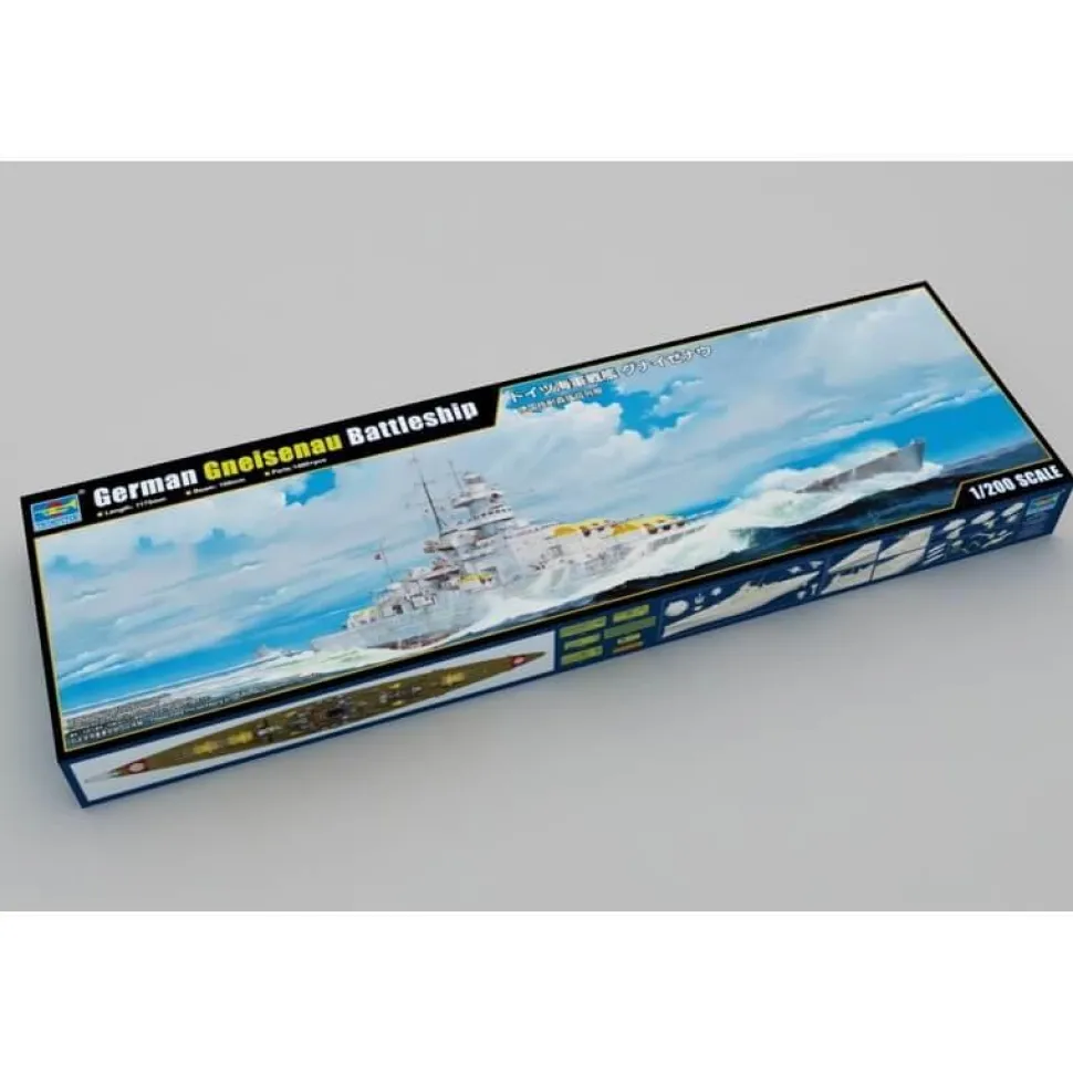 Maquette Bateau : Cuirassé allemand Gneisenau - Trumpeter