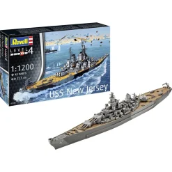Maquette bateau : Kit de démarrage Battleship USS New Jersey - Revell