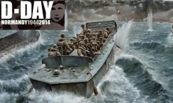 Maquette bateau : LCVP et Infanterie US - Italeri