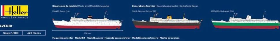 Maquette bateau : Starter Kit : Avenir - Heller