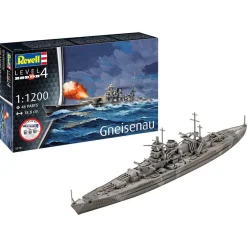 Maquette bateau : Starter Kit : Battleship Gneisenau - Revell