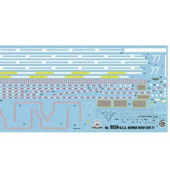 Maquette bateau : U.S.S. GEORGE H.W. BUSH CVN-77 - Italeri