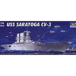 Maquette bateau : USS Saratoga CV-3 - Trumpeter