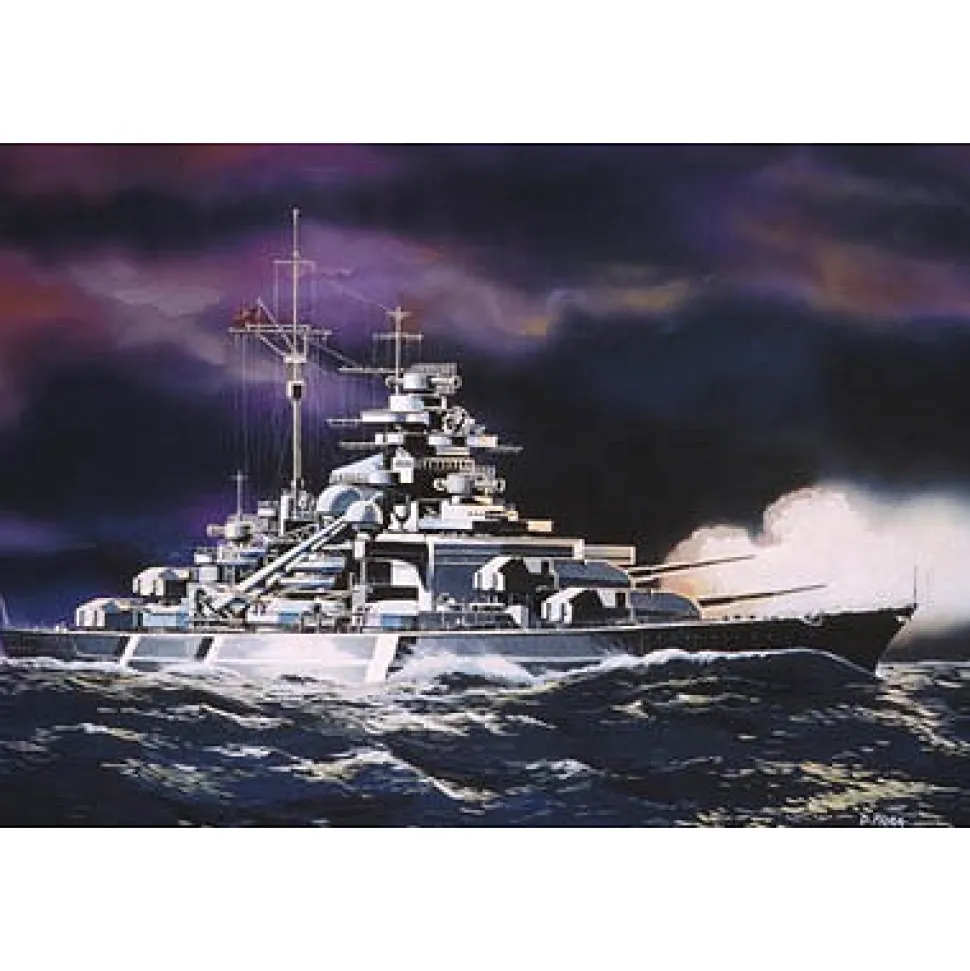 Maquette bateau : Bismarck 1/1200 - Revell