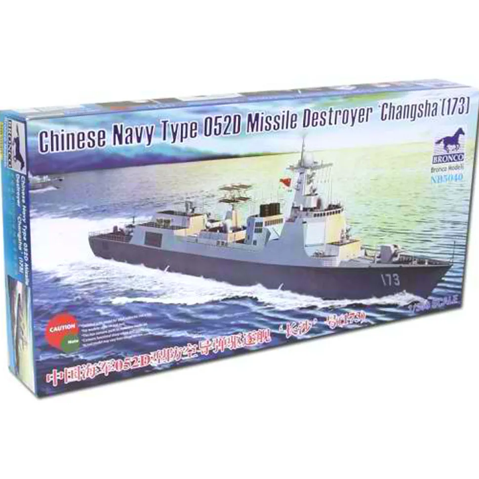 Maquette bateau Chinois : type 052D missile destroyer Changsha (173) - Bronco Models
