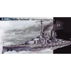 Maquette bateau : Cuirassé allemand Großer Kurfürst 1914 - ICM