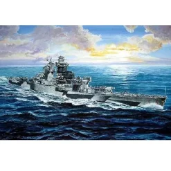 Maquette bateau : Cuirassé français Richelieu 1943 - Trumpeter