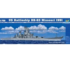 Maquette bateau : Cuirassé US BB-63 Missouri 1991 - Trumpeter