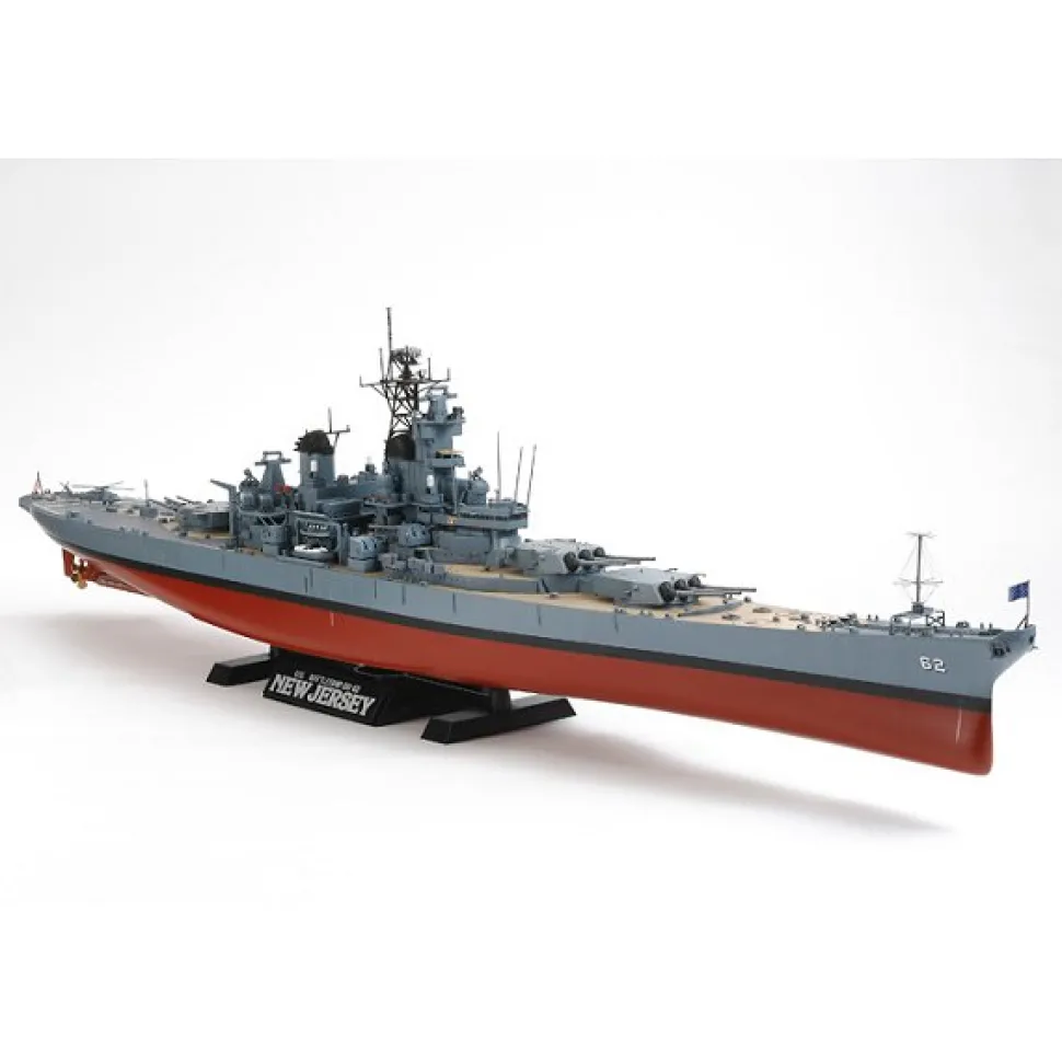 Maquette bateau : Cuirassé USS New Jersey 1982 - Tamiya