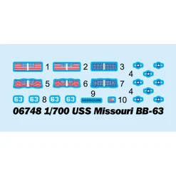 Maquette bateau : Cuirassé USS Missouri BB-63 - Trumpeter