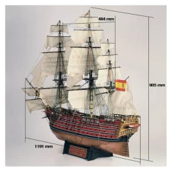 Maquette bateau en bois : Santisima Trinidad - Artesania