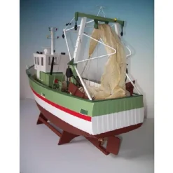 Maquette bateau en bois : Chalutier Grand-Vey - Soclaine