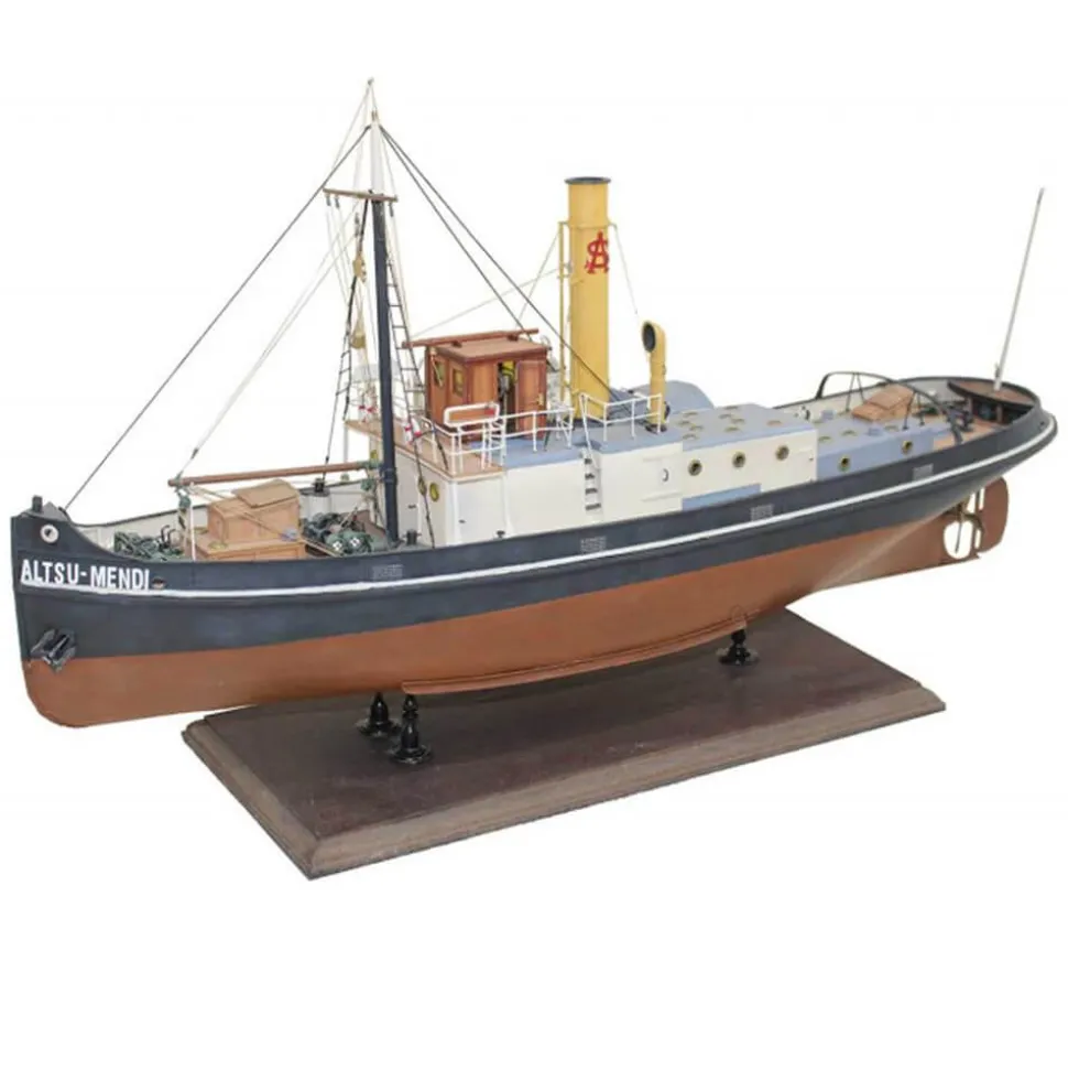 Maquette bateau en bois : Remorqueur basque Altsu Mendi - Disarmodel