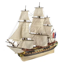 Maquette bateau en bois : L'Hermione La Fayette - Disarmodel
