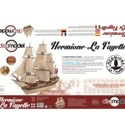 Maquette bateau en bois : L'Hermione La Fayette - Disarmodel