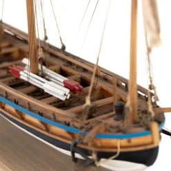 Maquette bateau en bois : Canonnière Suédoise - Amati