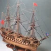 Maquette bateau en bois : HMS Bellona - Corel