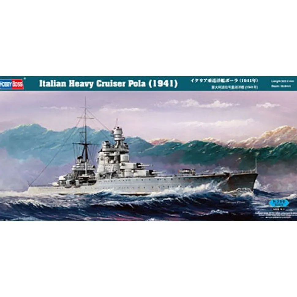 Maquette bateau : Italian Heavy Cruiser Pola 1941 - Hobby Boss