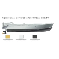 Maquette bateau militaire : MTM Barchino et Equipage - Italeri