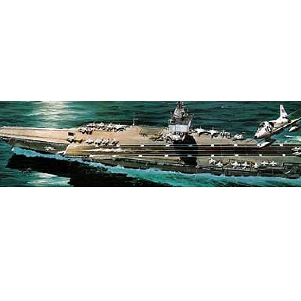 Maquette bateau : Porte-avions à propulsion nucléaire U.S.S. Enterprise - Revell