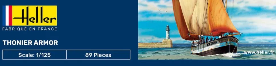 Maquette bateau : Thonier Armor - Heller