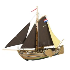 Maquette bateau voilier en bois : bateau de pêche botter - Artesania
