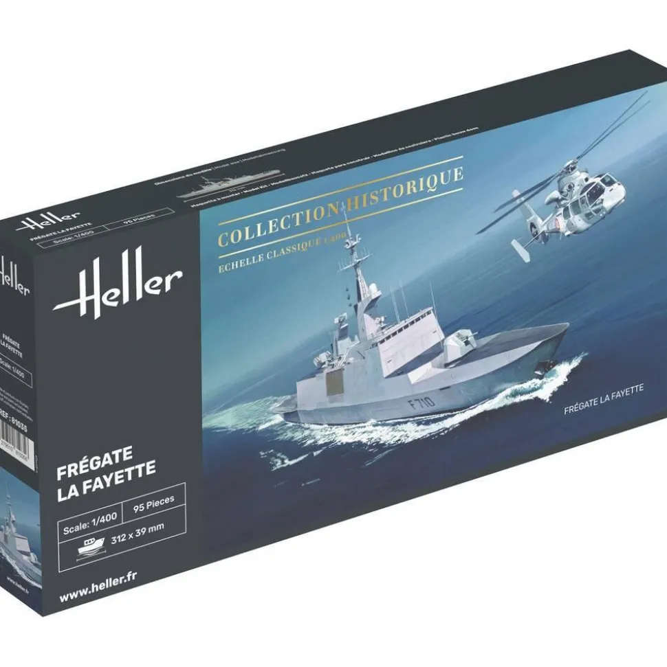 Maquette Bâteau : Frégate La Fayette in 1:400 - Heller