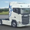 Maquette camion : Scania 770 S V8 - White Cab - Italeri