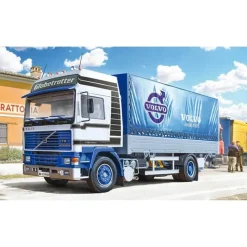 Maquette camion : Volvo F16 Baché avec hayon - Italeri