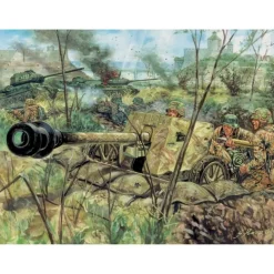 Maquette canon PaK 40 Anti Tank avec figurines - Italeri