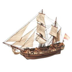 Maquette de bateau en bois : La Candelaria - OCCRE