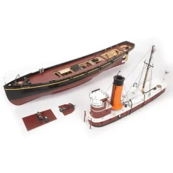 Maquette de bateau en bois : Remorqueur Hercules - OCCRE