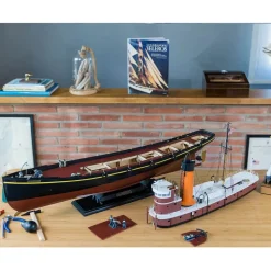 Maquette de bateau en bois : Remorqueur Hercules - OCCRE