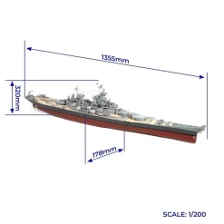 Maquette de bateau USS Missouri (BB-63) - OCCRE