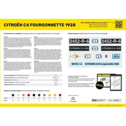 Maquette de voiture : Starter kit : Citroën C4 Fourgon - Heller